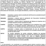 Eleva Valor, C.A. | Convocatoria Asamblea General Ordinaria Constitutiva de Accionistas #6Nov 2024 Portada