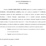 Alalza Inversiones Convocatoria Asamblea Mayo 2024 Miniatura