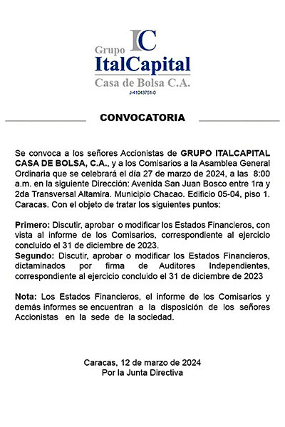 Aviso Convocatoria Asamblea Italcapital 12-03-2024 Miniatura