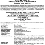 Aviso de Prensa Emisión 2022 Serie-VI Miniatura