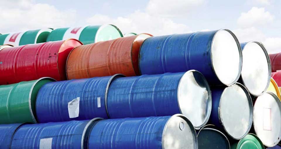 Barriles petróleo crudo producción petrolera