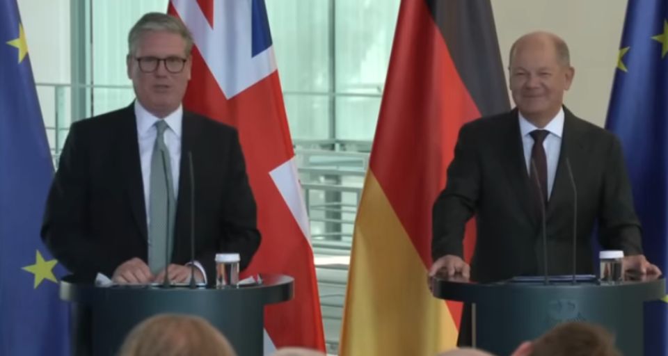 Olaf Scholz y Keir Starmer Brexit