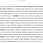 Convocatoria Rendivalores Fondo Mutual de Inversión de Capital Abierto, C.A. Miniatura