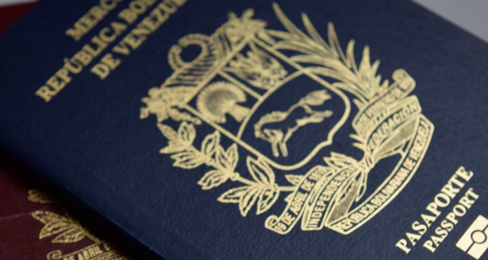 Pasaporte venezolano.