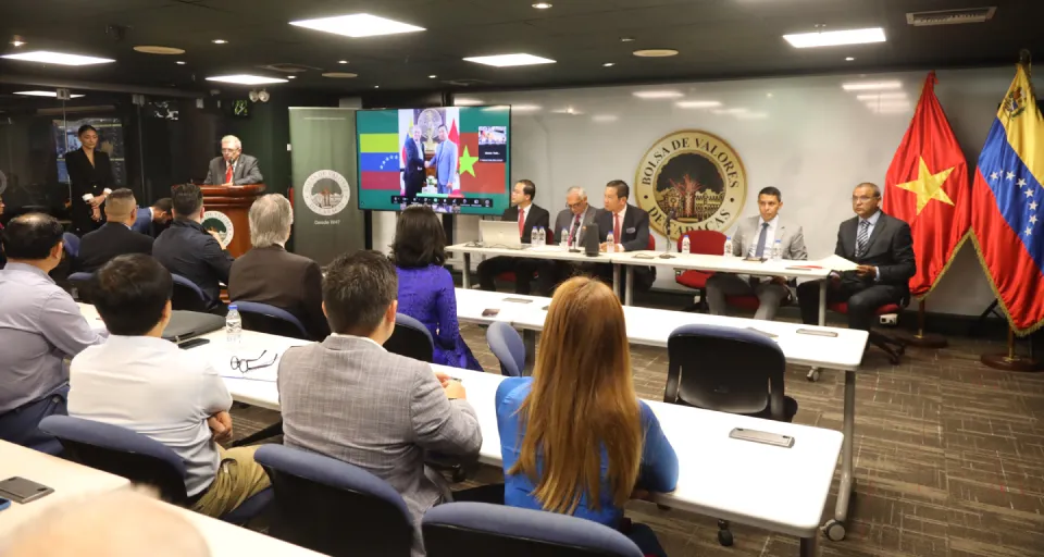 Foro Empresarial Vietnam Venezuela impulsó comercio bilateral desde la Bolsa de Valores de Caracas