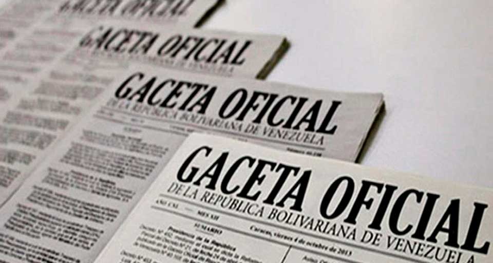 Gaceta Oficial