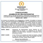 Patriacell Aviso de Prensa Convocatoria Asamblea Obligacionistas Miniatura