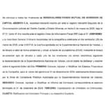 Portada Rendivalores Fondo Mutual de Inversión de Capital Abierto, C.A. | Convocatoria Asamblea General Ordinaria de Accionistas #28Mar 2025