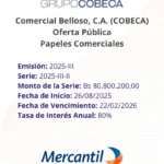 Portada Papeles Comerciales Cobeca Emisión 2025 III Serie II