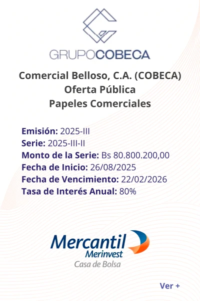 Portada Papeles Comerciales Cobeca Emisión 2025 III Serie II