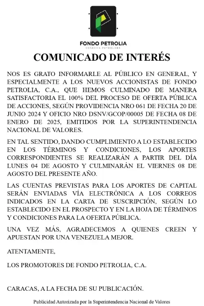 Portada Comunicado Fondo Petrolia