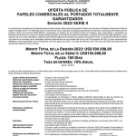 Xeax Aviso de Prensa Papeles Comerciales Emisión 2022 Serie-II Miniatura
