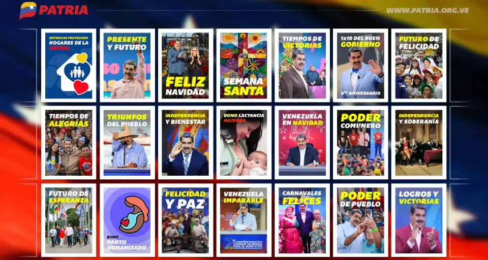 Entrega del Bono Único Familiar a través de la Plataforma Patria